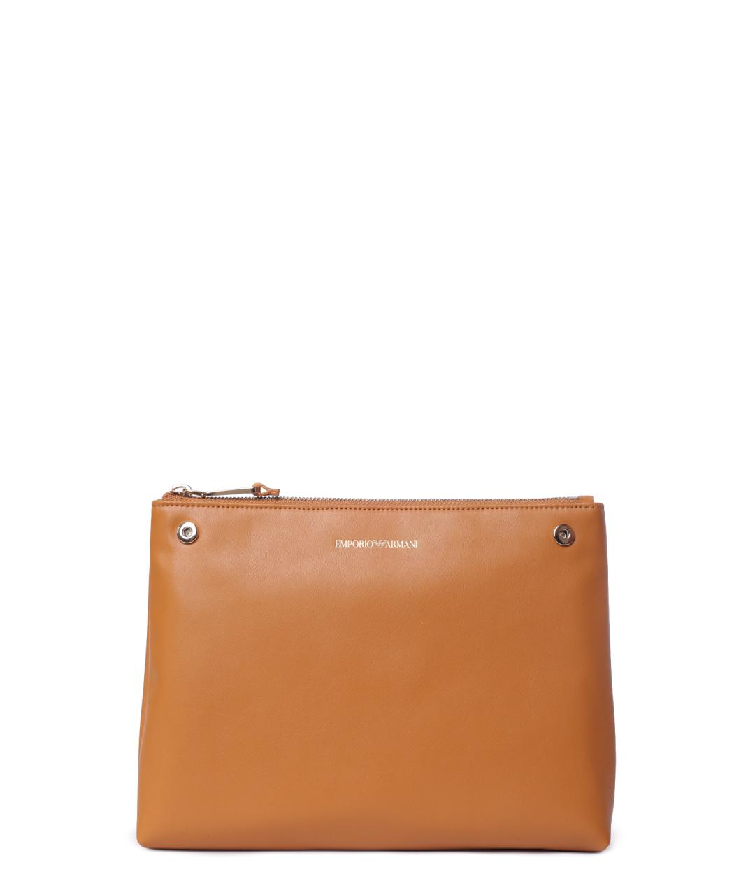 EMPORIO ARMANI Кожаная сумка тоут, фото 4