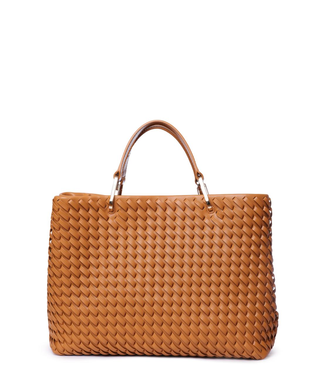 EMPORIO ARMANI Кожаная сумка тоут, фото 3