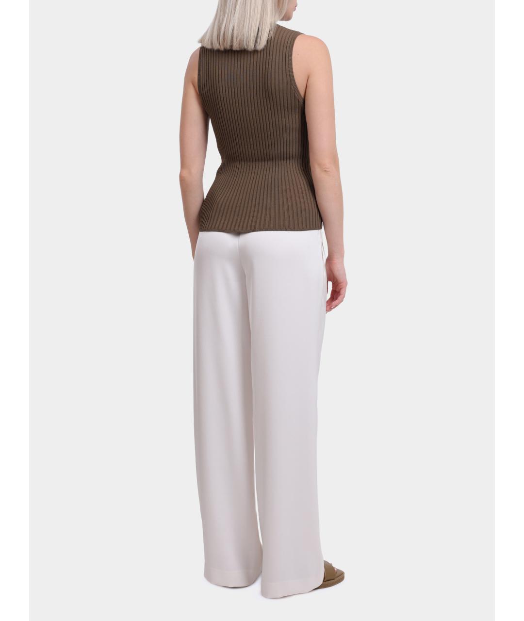 ARMANI EXCHANGE Белые прямые брюки, фото 5