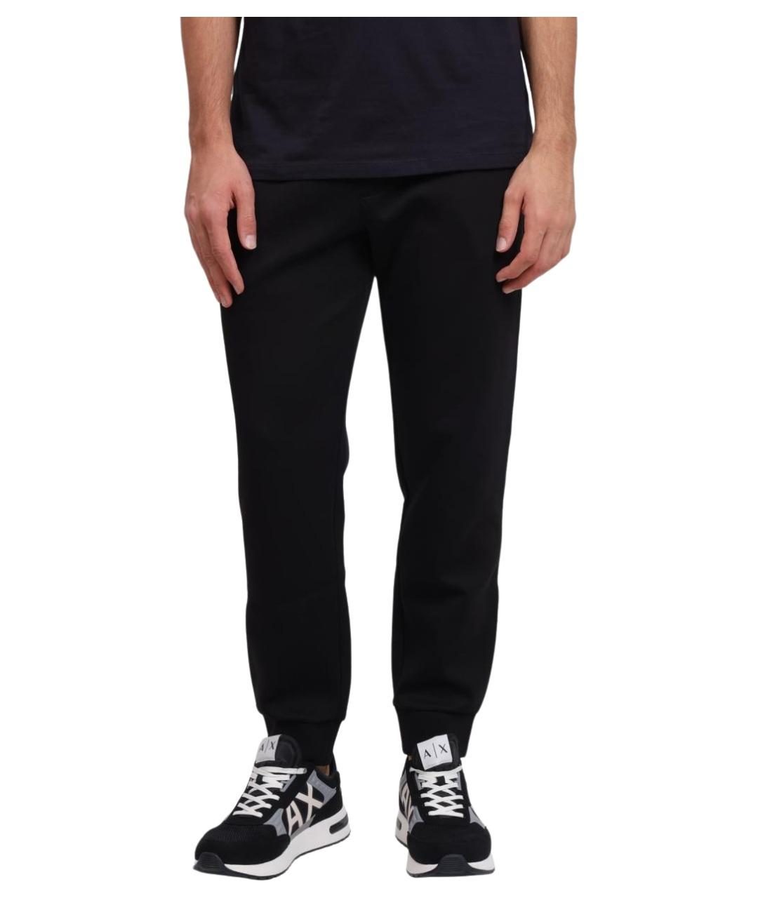 ARMANI EXCHANGE Черные повседневные брюки, фото 1