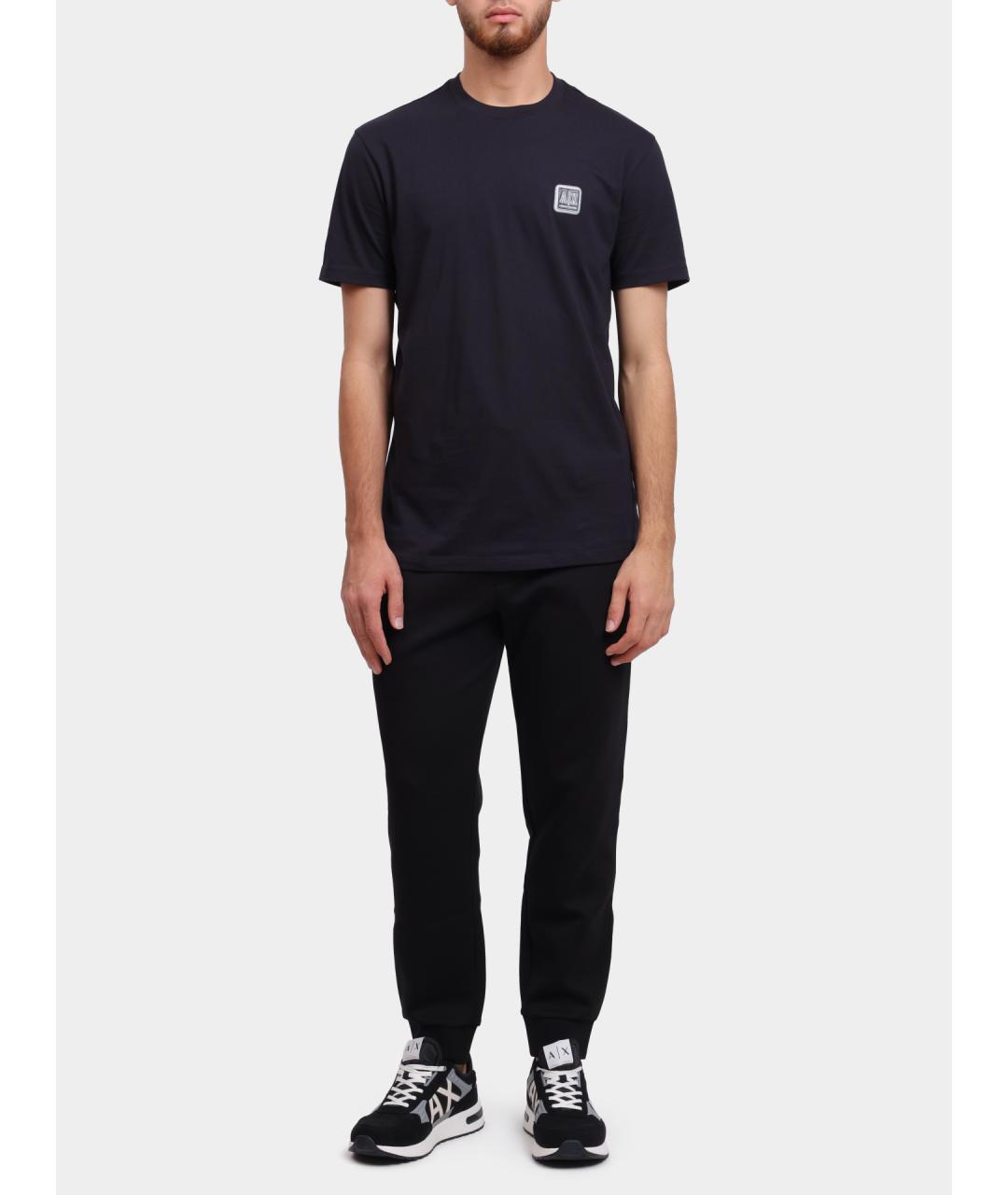 ARMANI EXCHANGE Черные повседневные брюки, фото 2