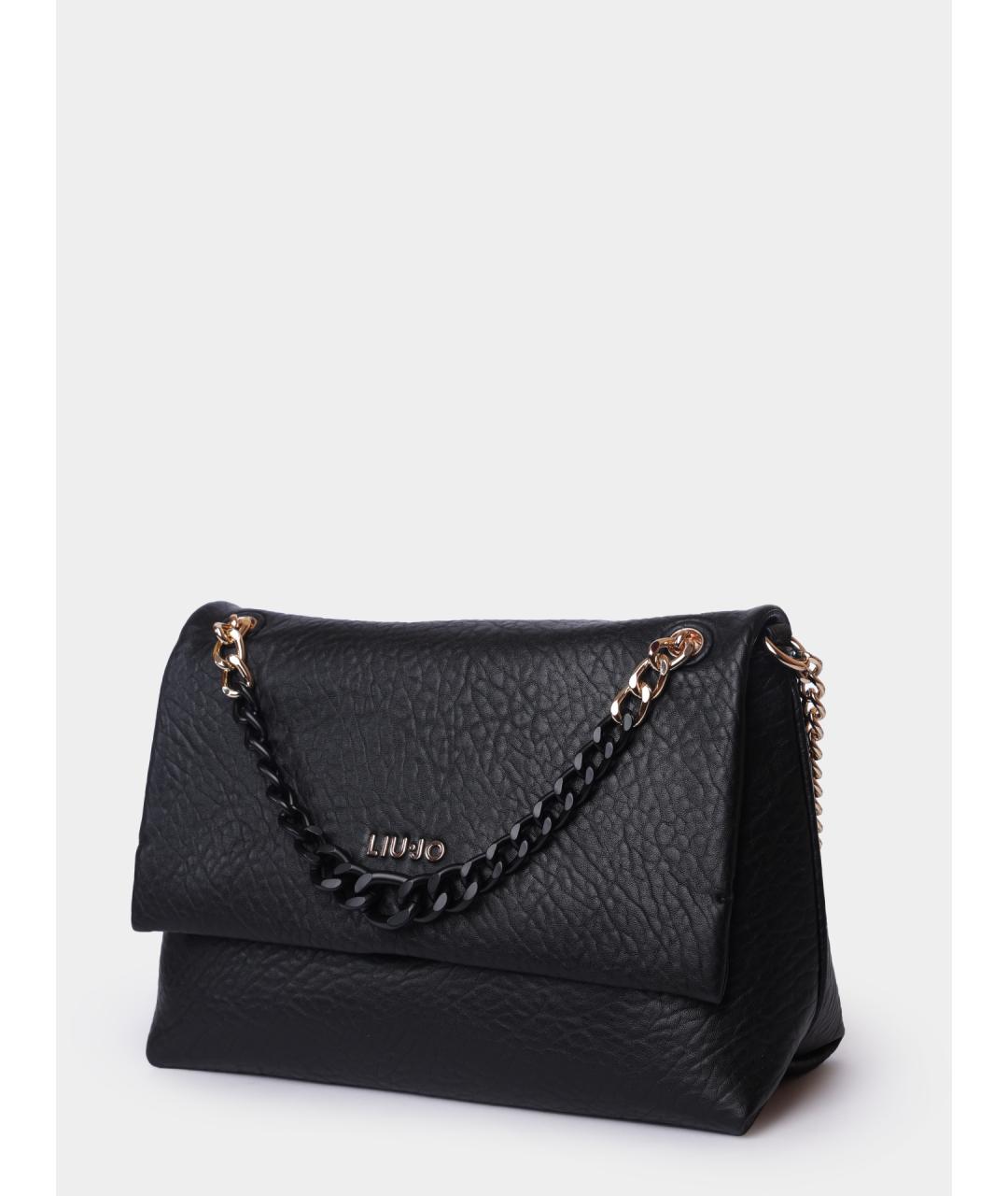 LIU JO Черная сумка через плечо, фото 4