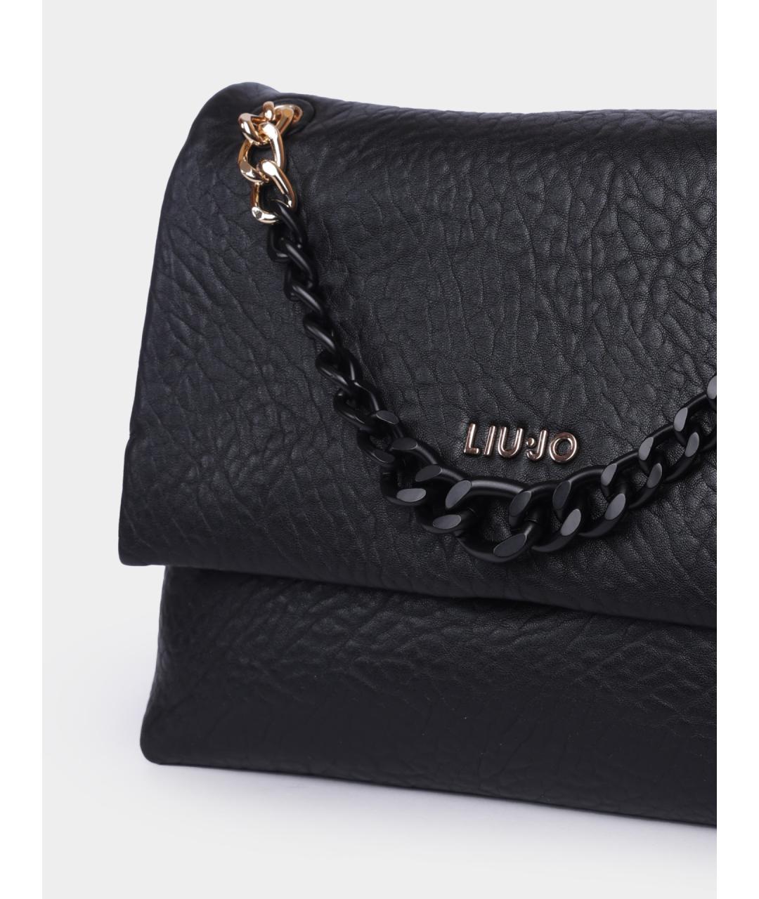 LIU JO Черная сумка через плечо, фото 5