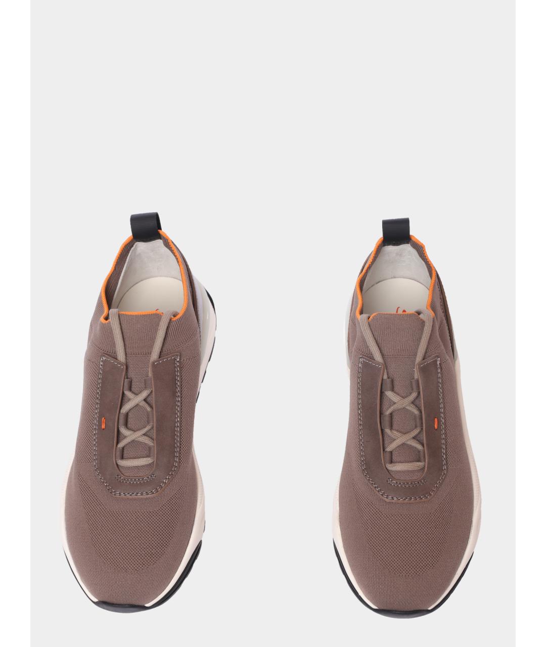 SANTONI Текстильные низкие кроссовки / кеды, фото 3