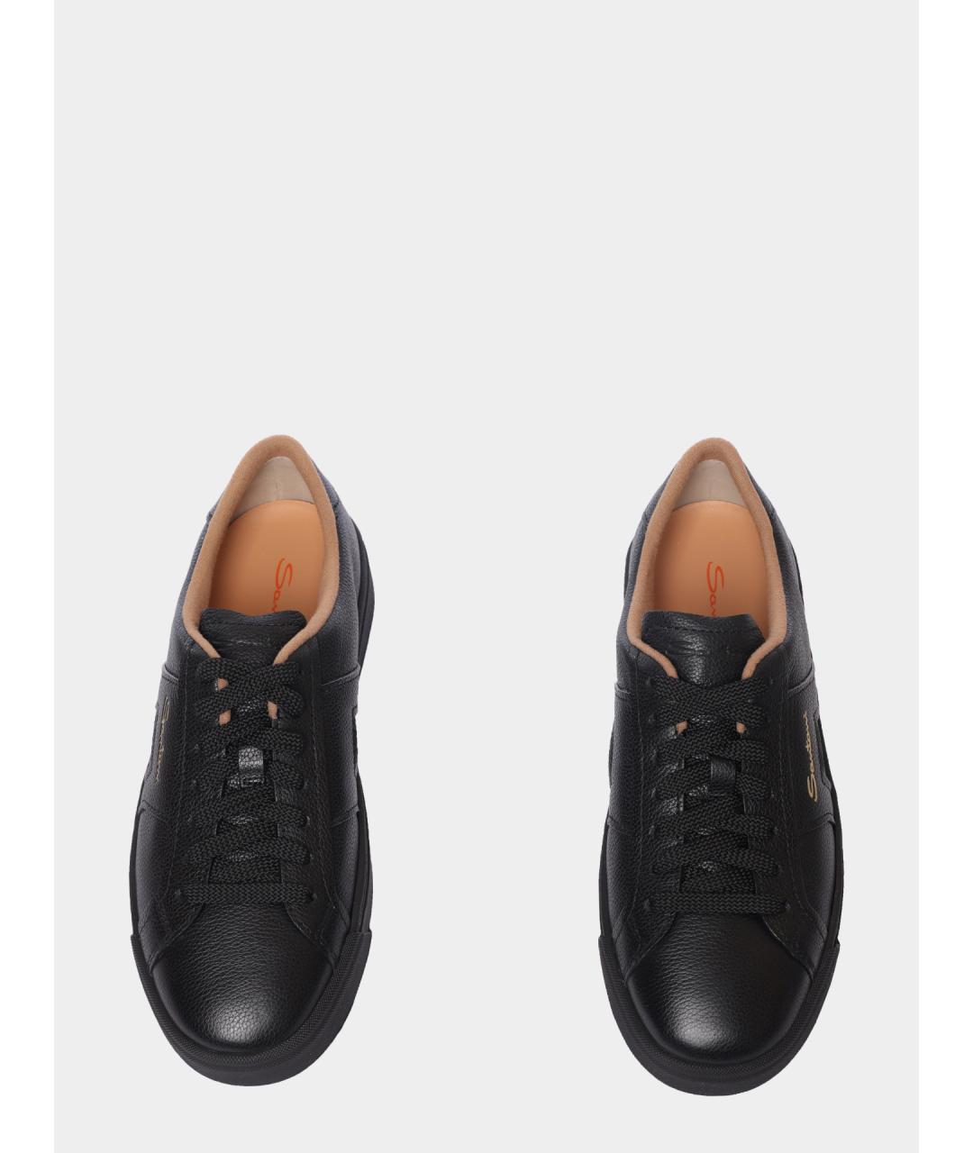 SANTONI Кожаные кеды, фото 3