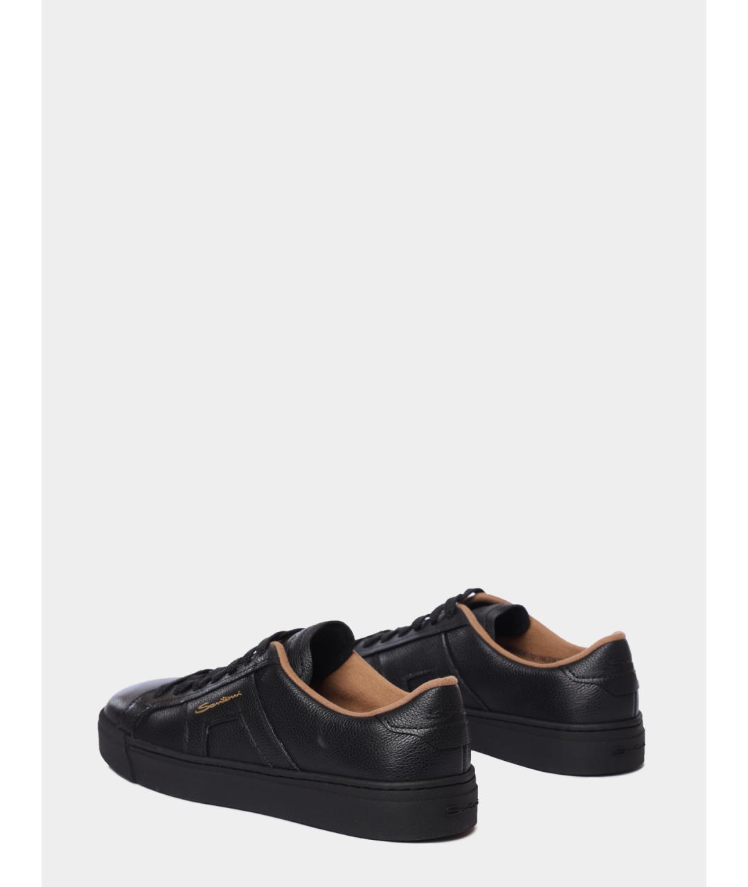 SANTONI Кожаные кеды, фото 5