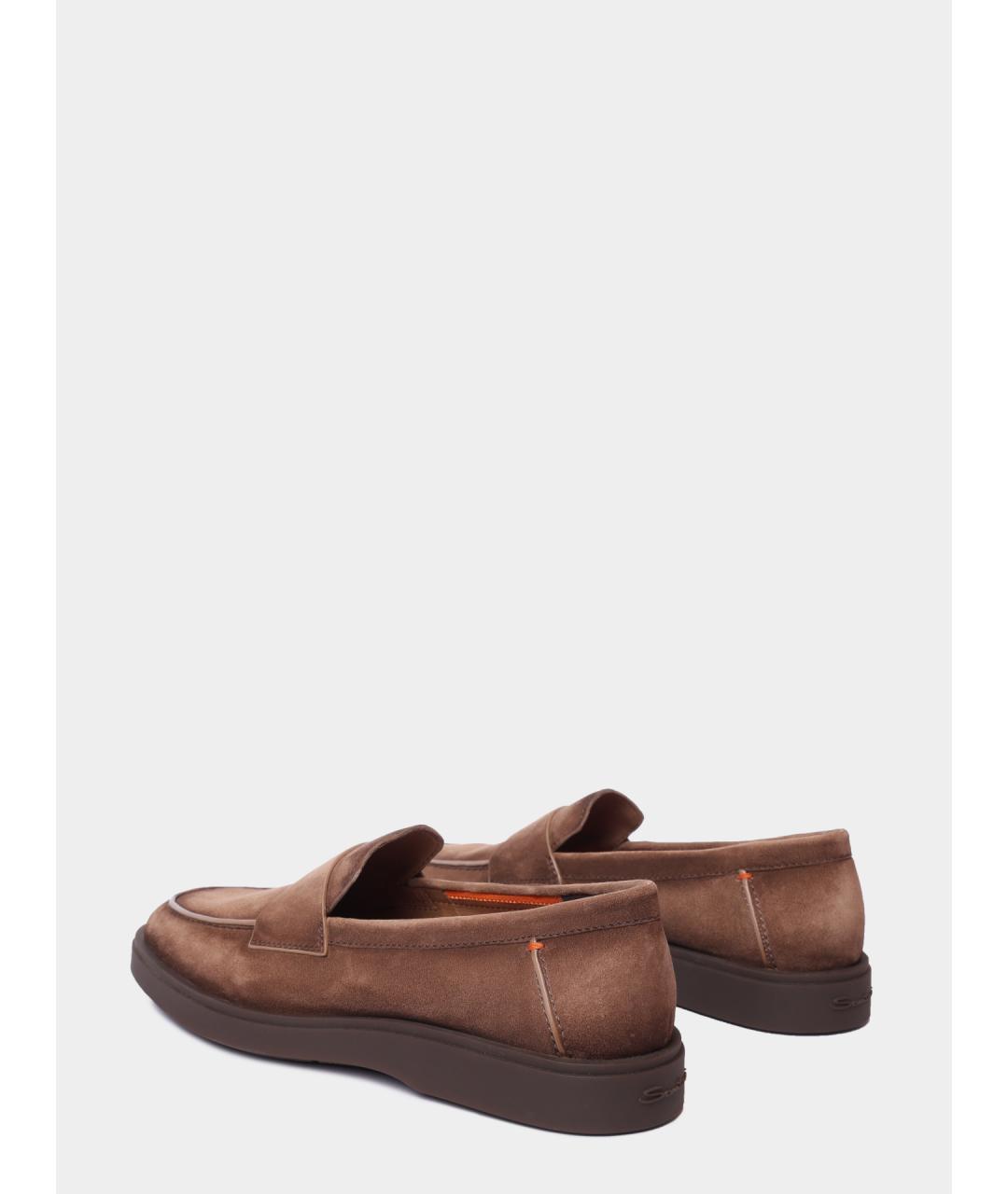SANTONI Замшевые лоферы, фото 4