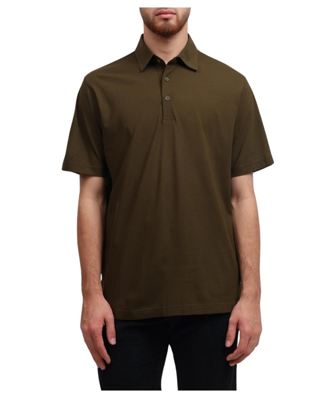HERNO Хлопковое поло с коротким рукавом, фото 1