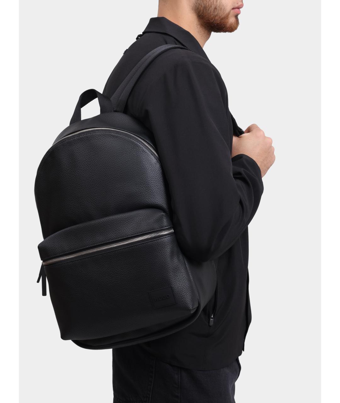 HUGO Черный рюкзак, фото 2