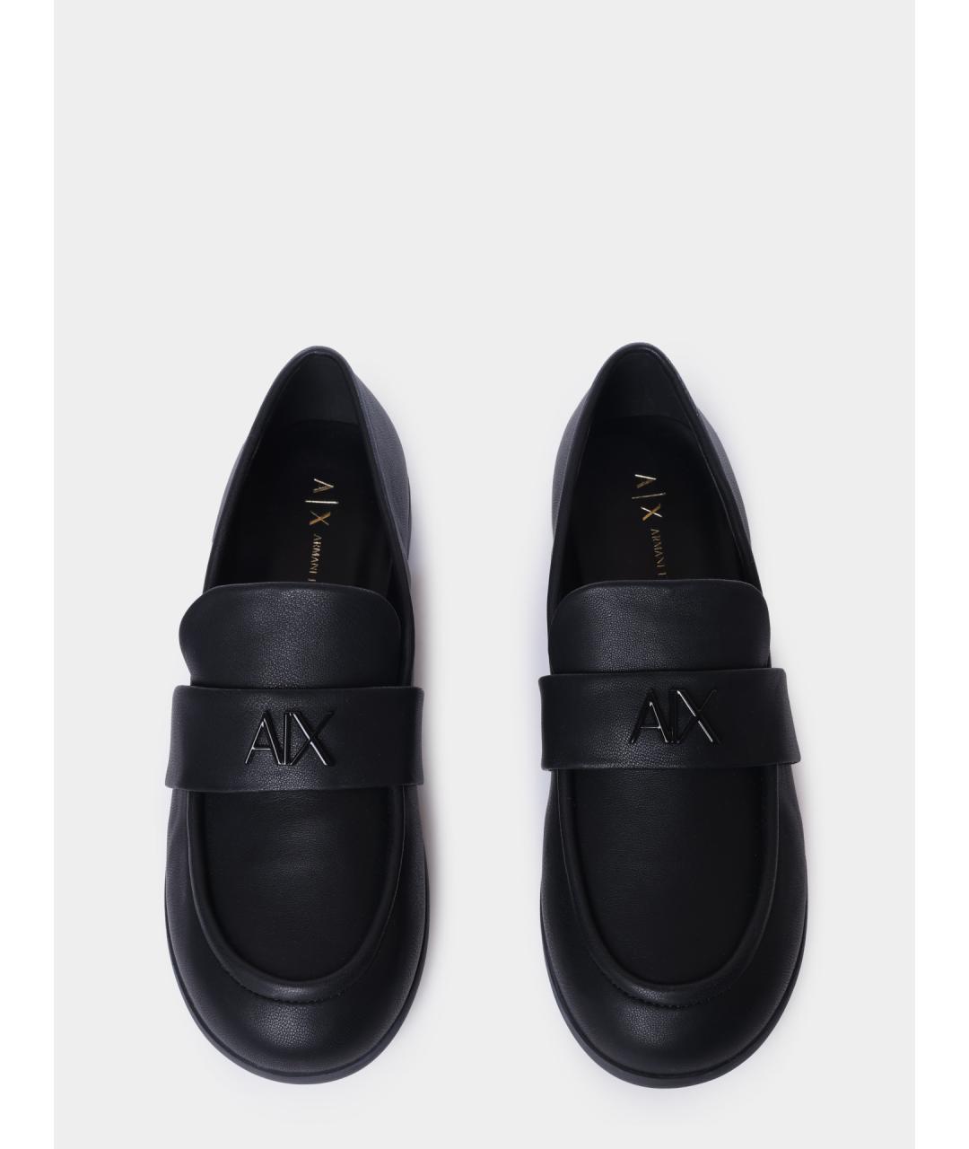 ARMANI EXCHANGE Черные лоферы, фото 4