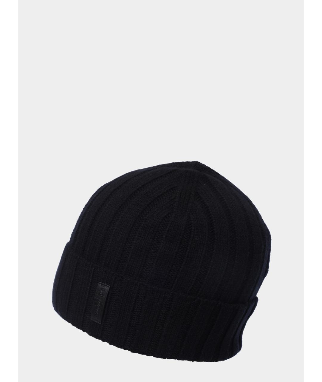 EMPORIO ARMANI Черная шапка, фото 2