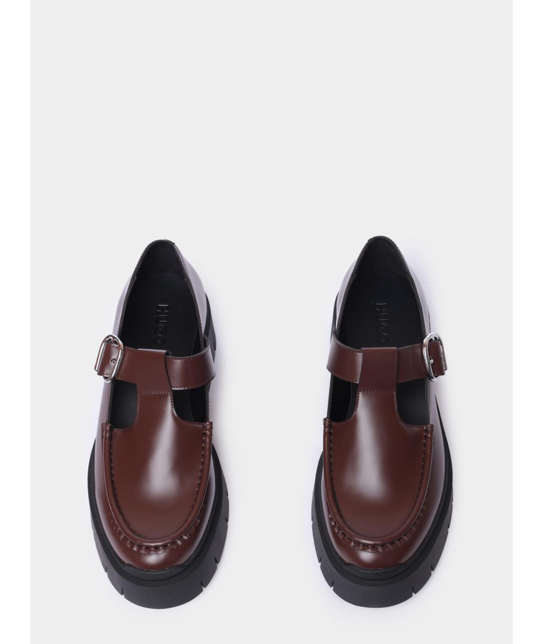 HUGO Коричневые лоферы, фото 3