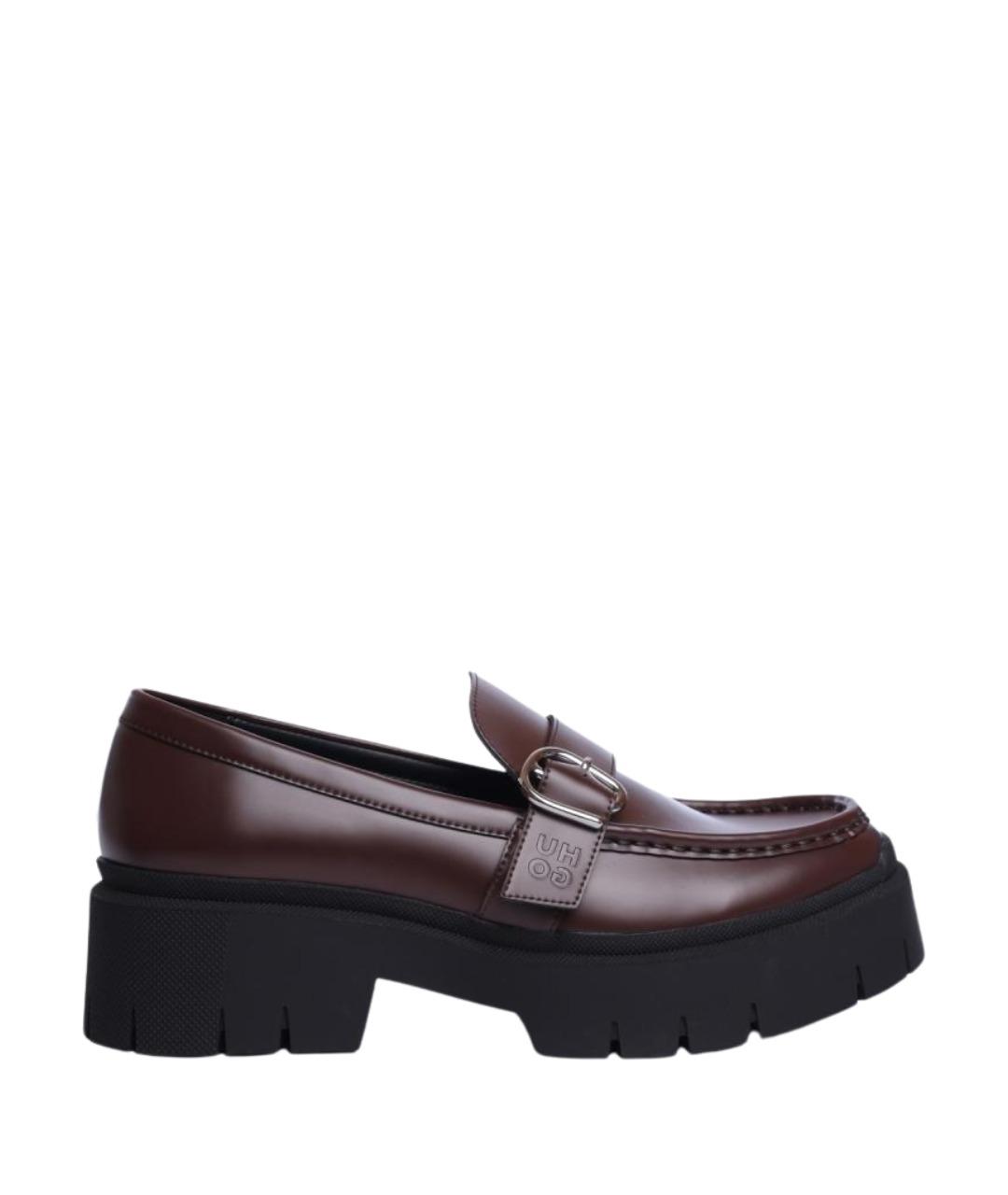 HUGO Коричневые лоферы, фото 1