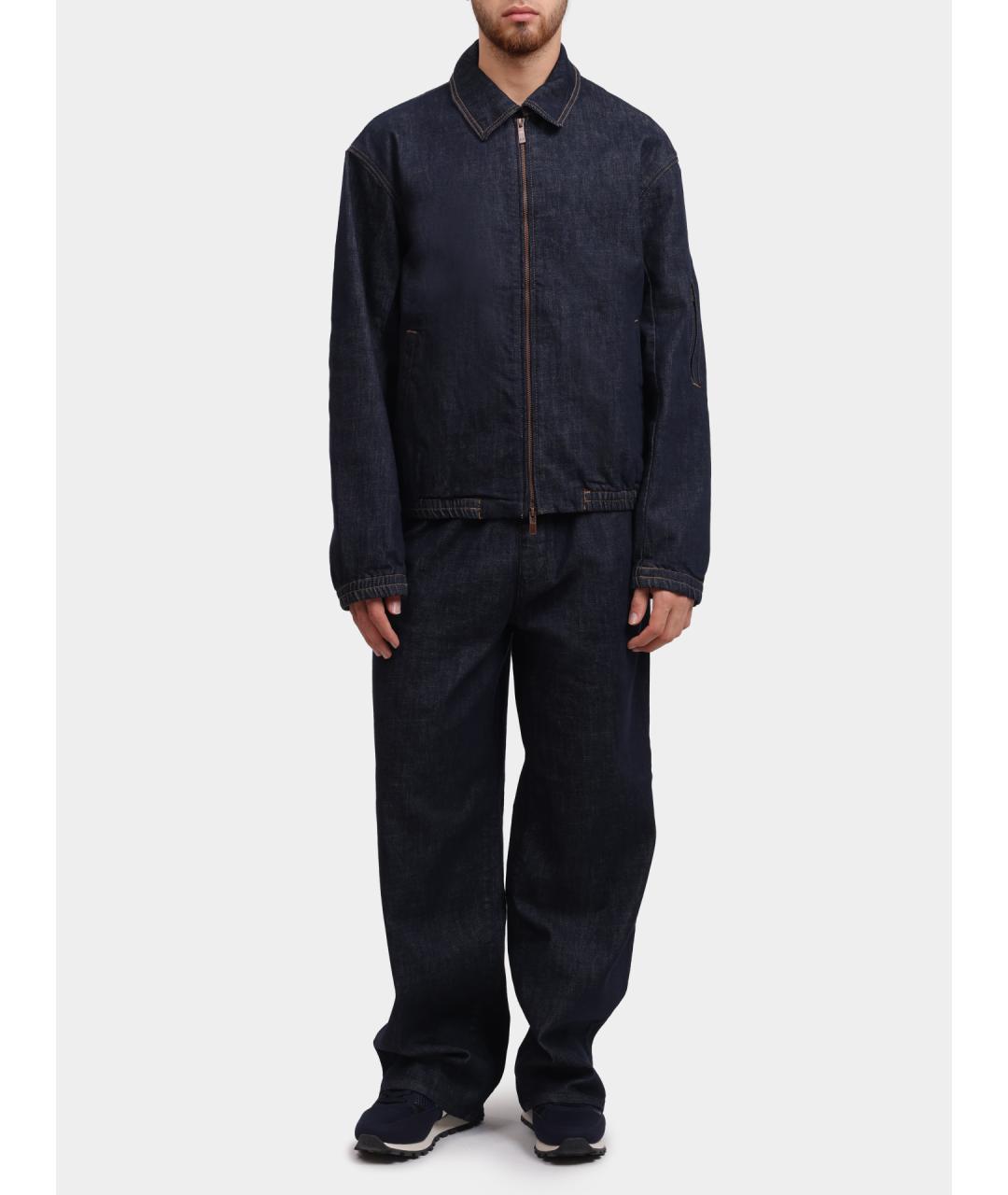 ARMANI EXCHANGE Синяя хлопковая куртка, фото 3