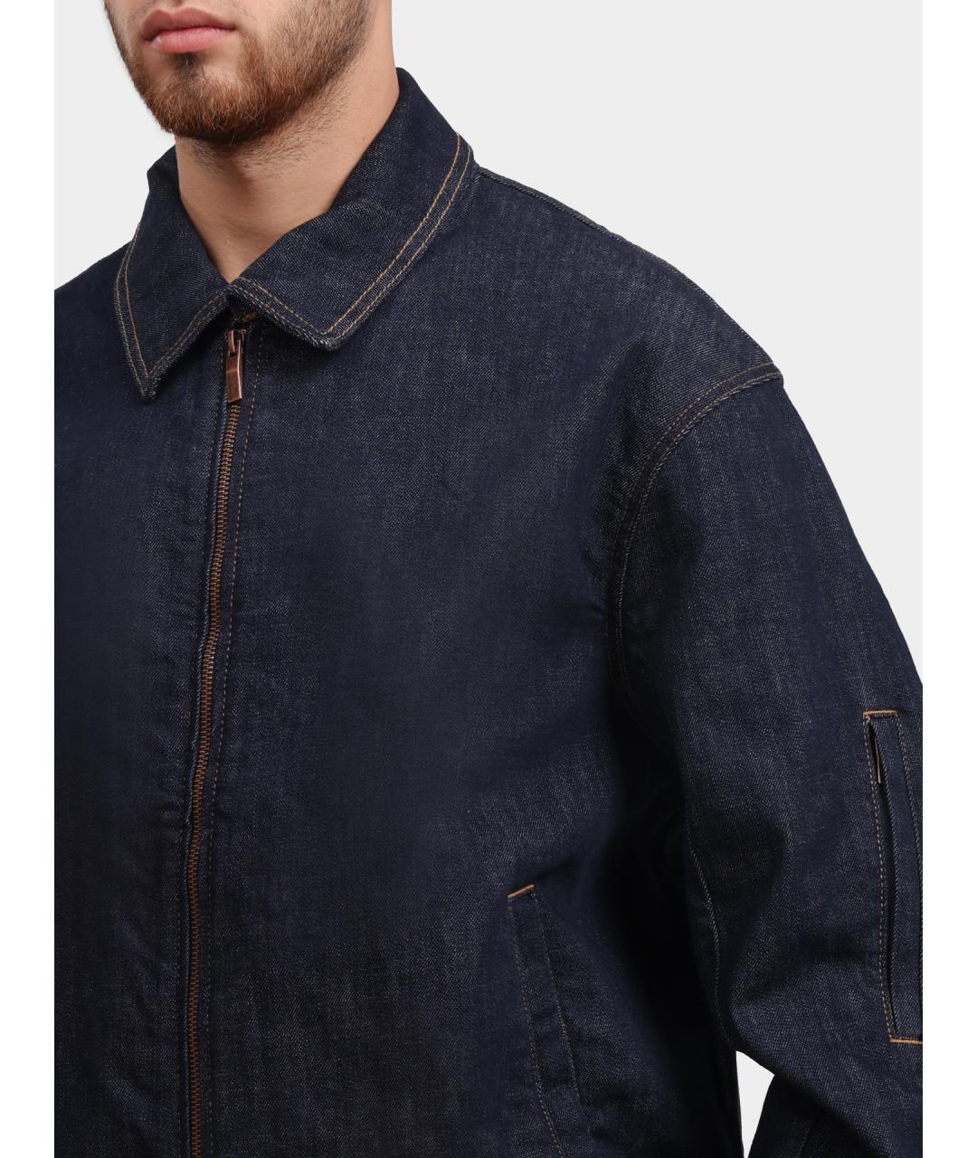 ARMANI EXCHANGE Синяя хлопковая куртка, фото 4