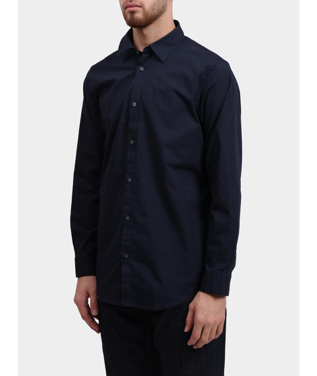 ARMANI EXCHANGE Темно-синяя кэжуал рубашка, фото 3