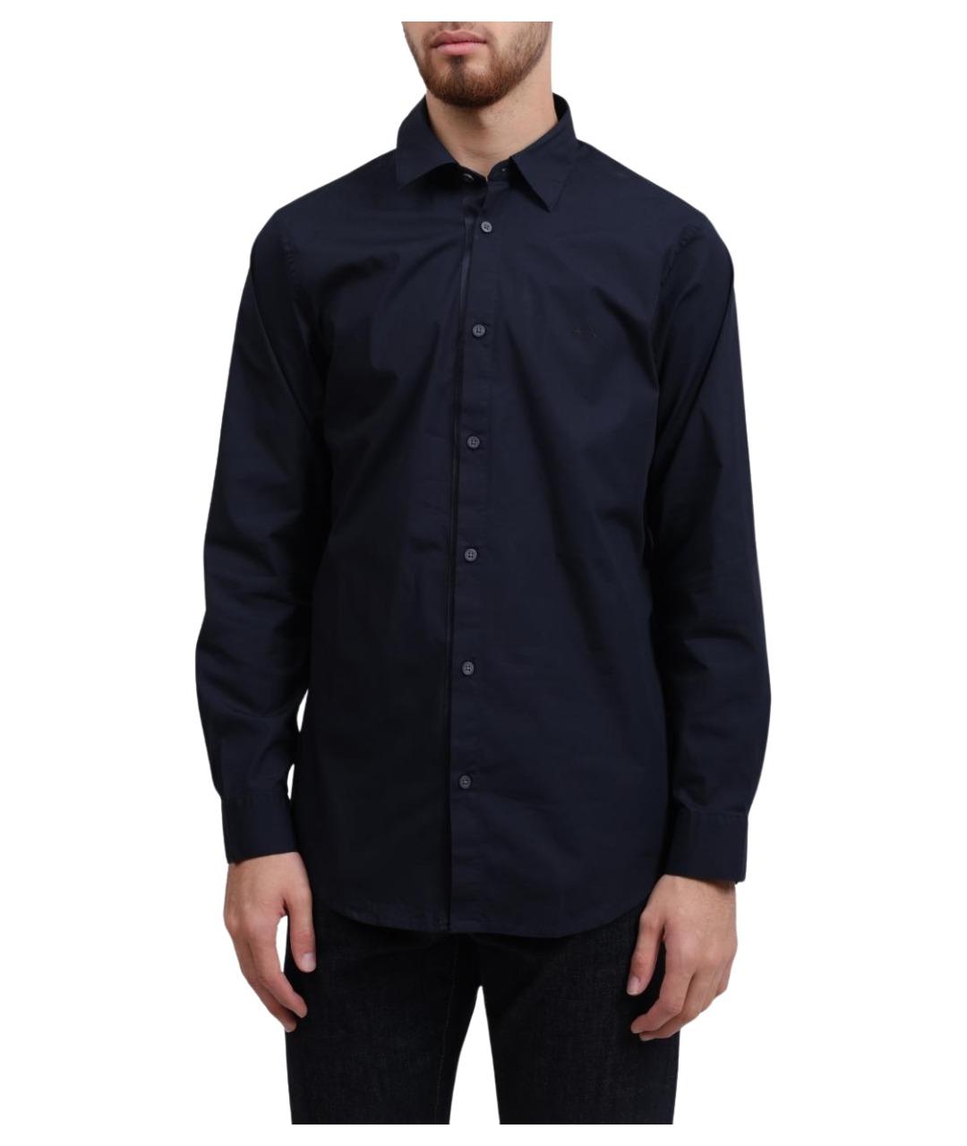 ARMANI EXCHANGE Темно-синяя кэжуал рубашка, фото 1