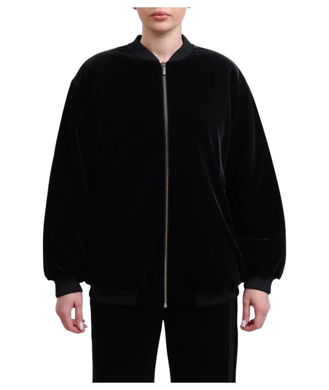 ARMANI EXCHANGE Черная бархатная куртка, фото 1