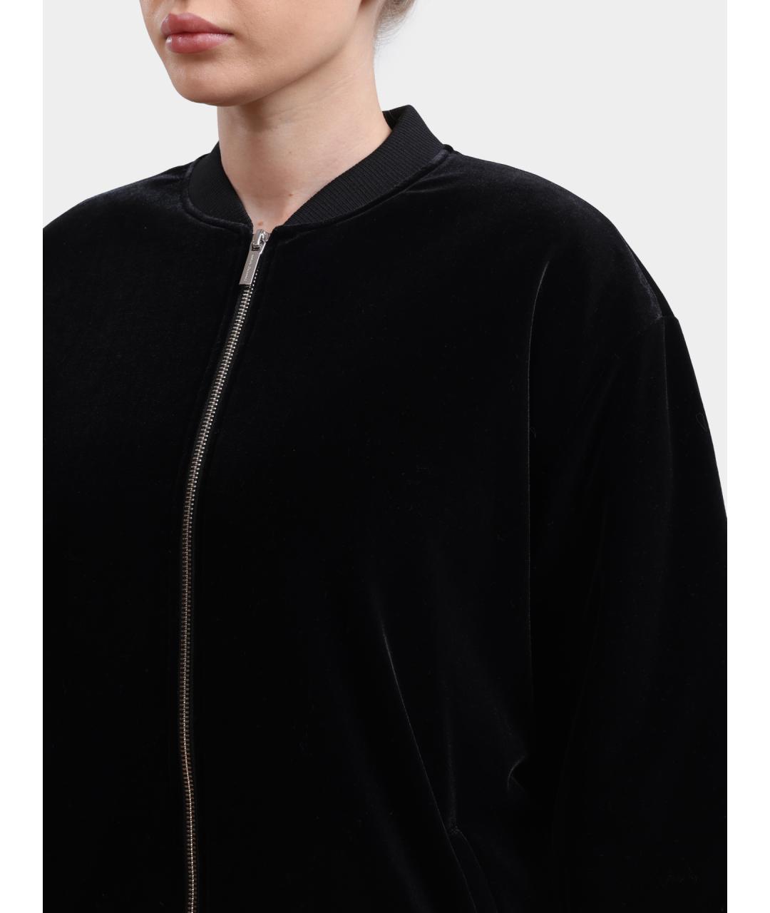 ARMANI EXCHANGE Черная бархатная куртка, фото 4