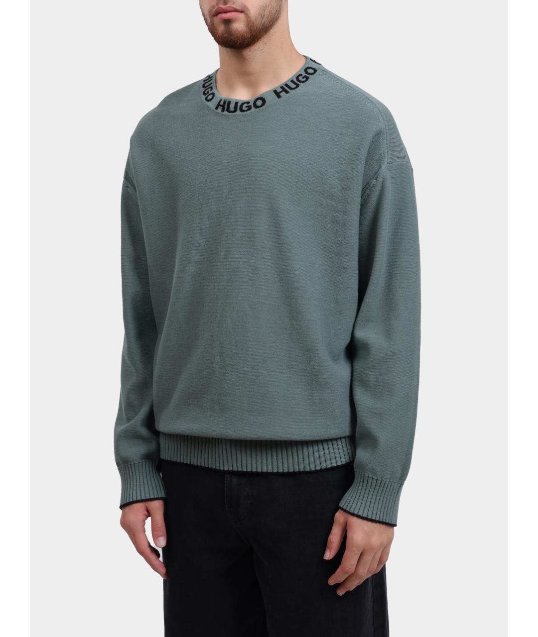HUGO Хлопковый джемпер / свитер, фото 3