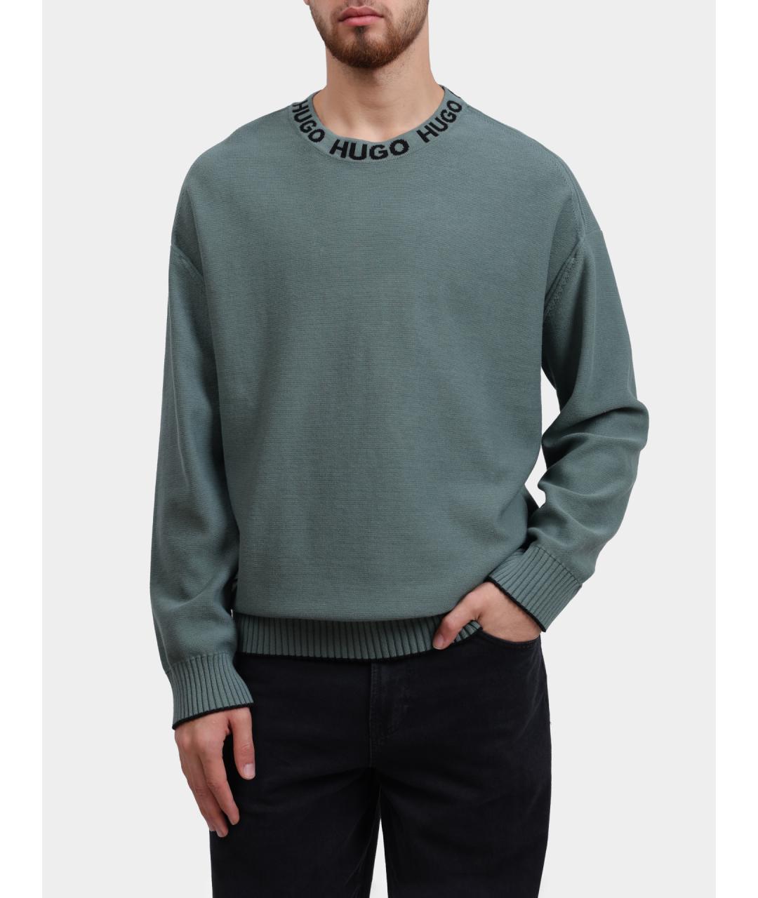 HUGO Хлопковый джемпер / свитер, фото 5