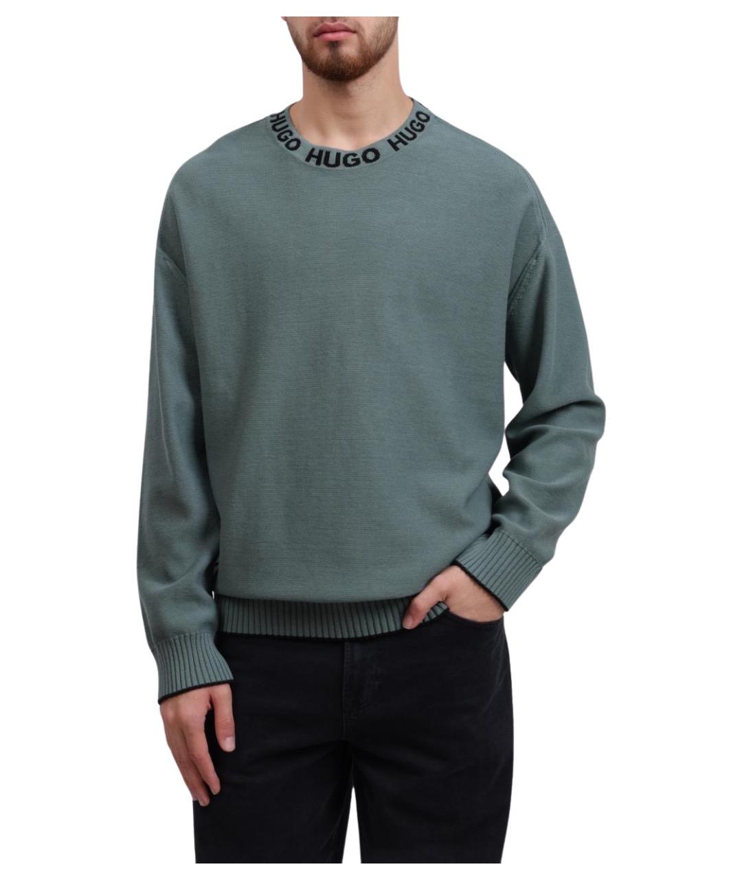 HUGO Хлопковый джемпер / свитер, фото 1