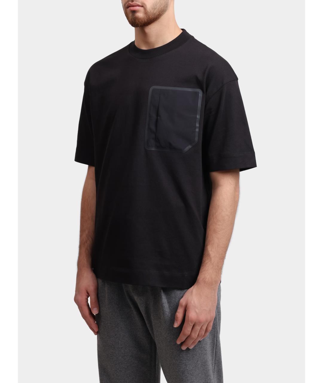 HERNO Черная футболка, фото 3