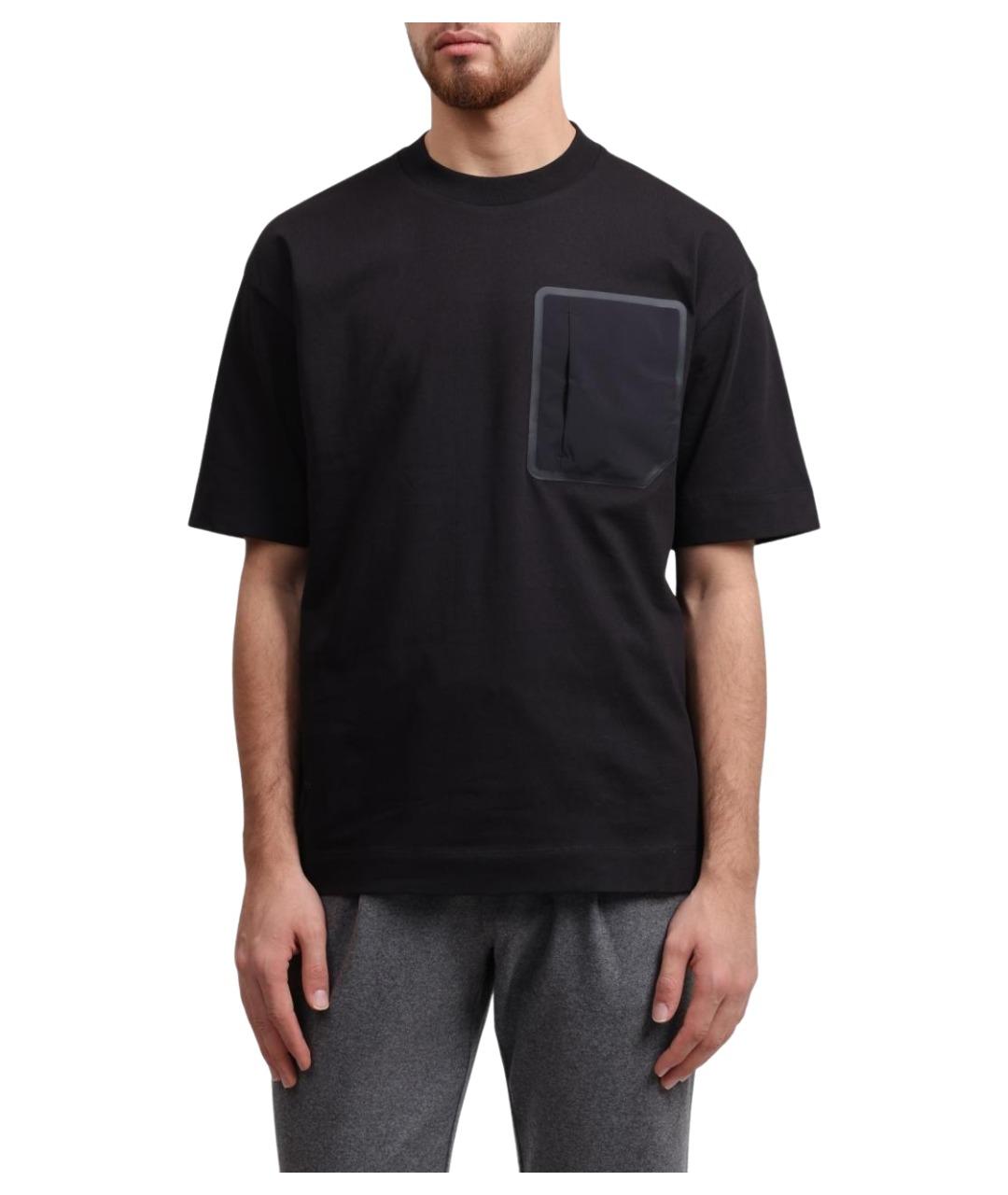 HERNO Черная футболка, фото 1