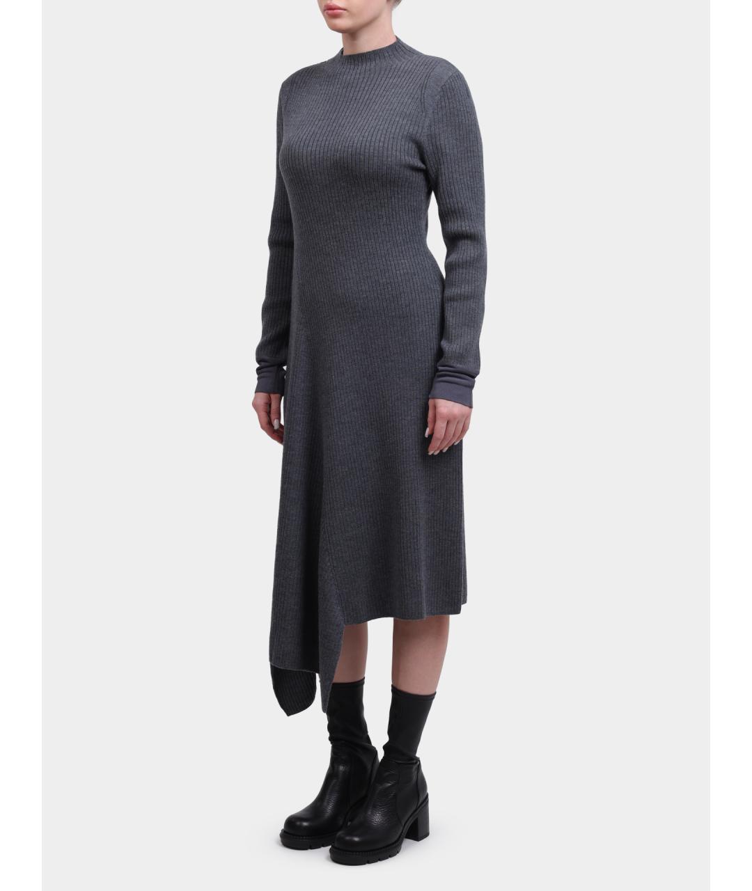 PINKO Серое повседневное платье, фото 3