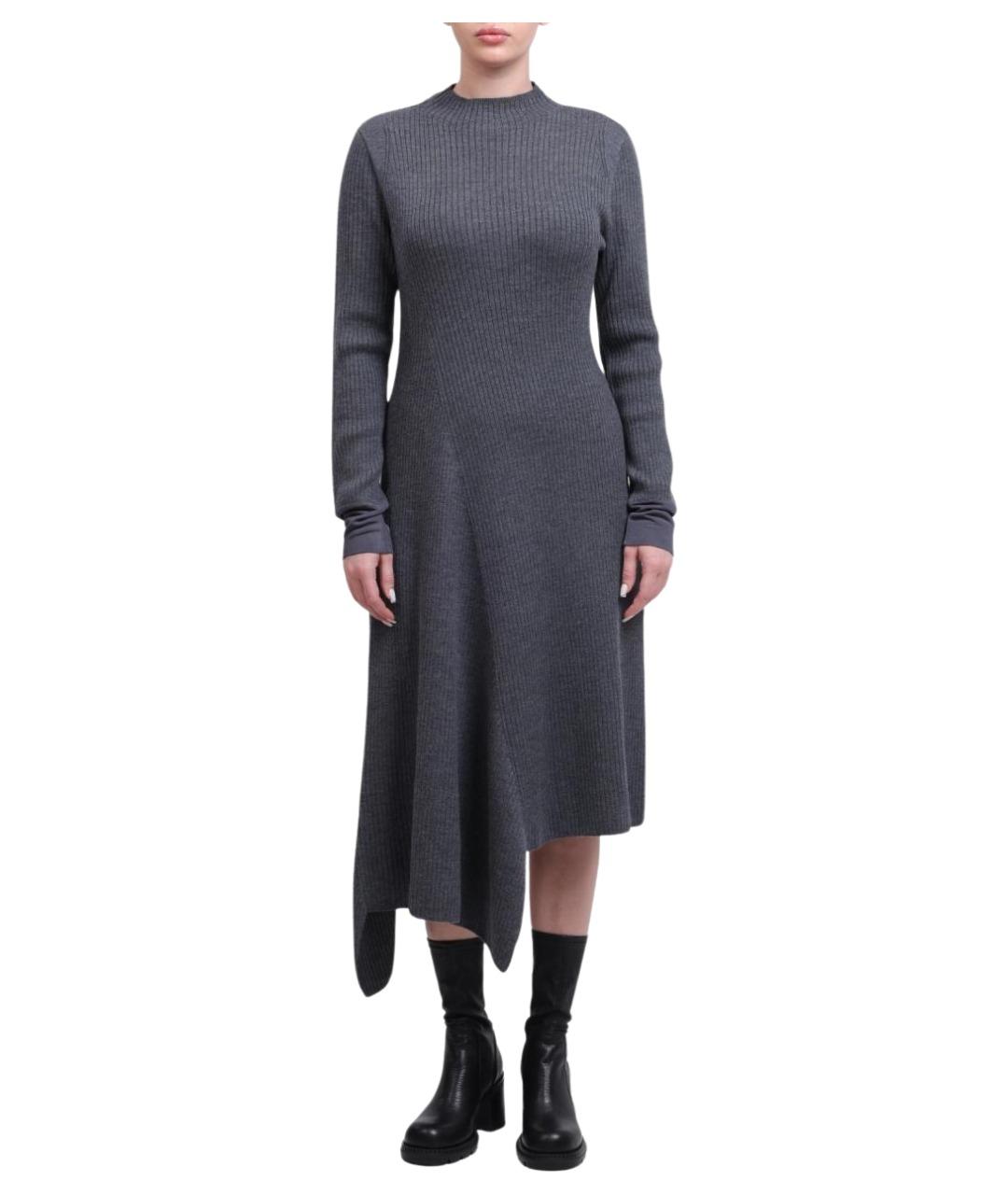 PINKO Серое повседневное платье, фото 1