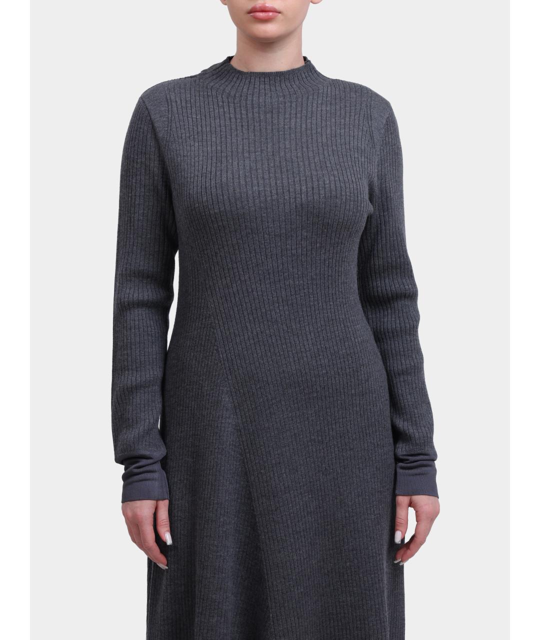 PINKO Серое повседневное платье, фото 2