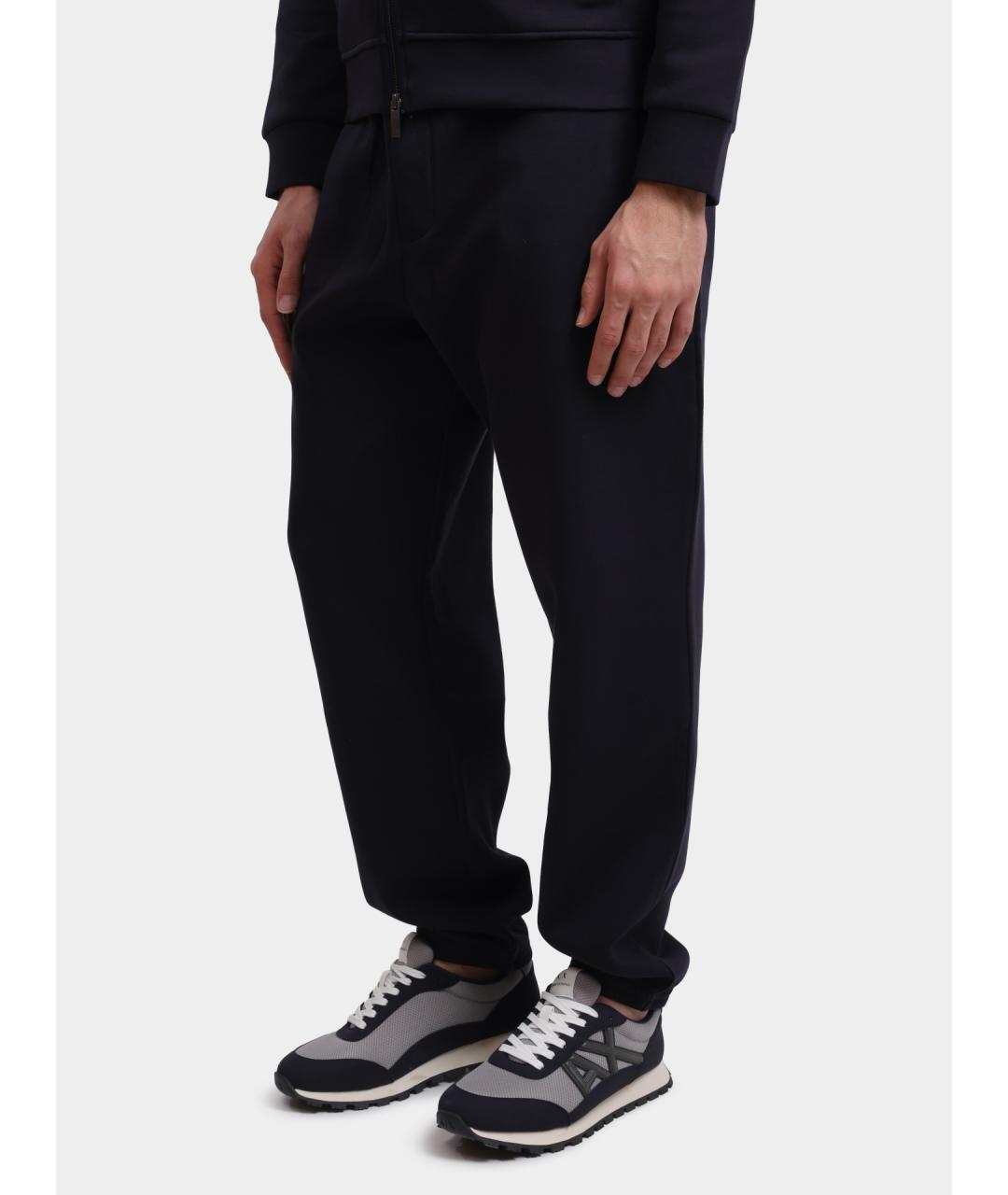 ARMANI EXCHANGE Темно-синие повседневные брюки, фото 3