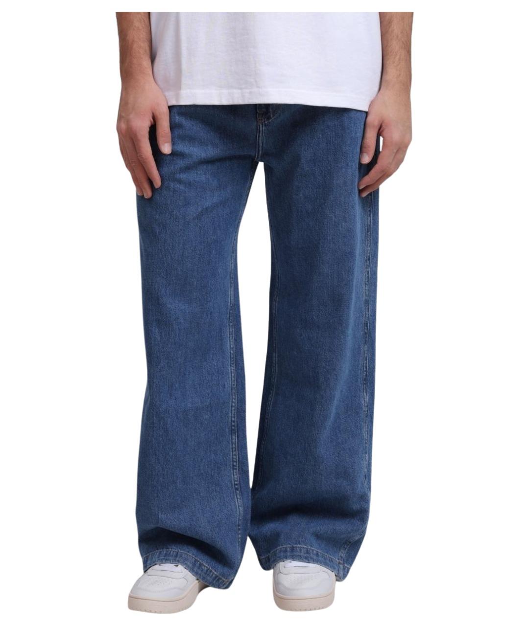 CALVIN KLEIN Синие прямые джинсы, фото 1