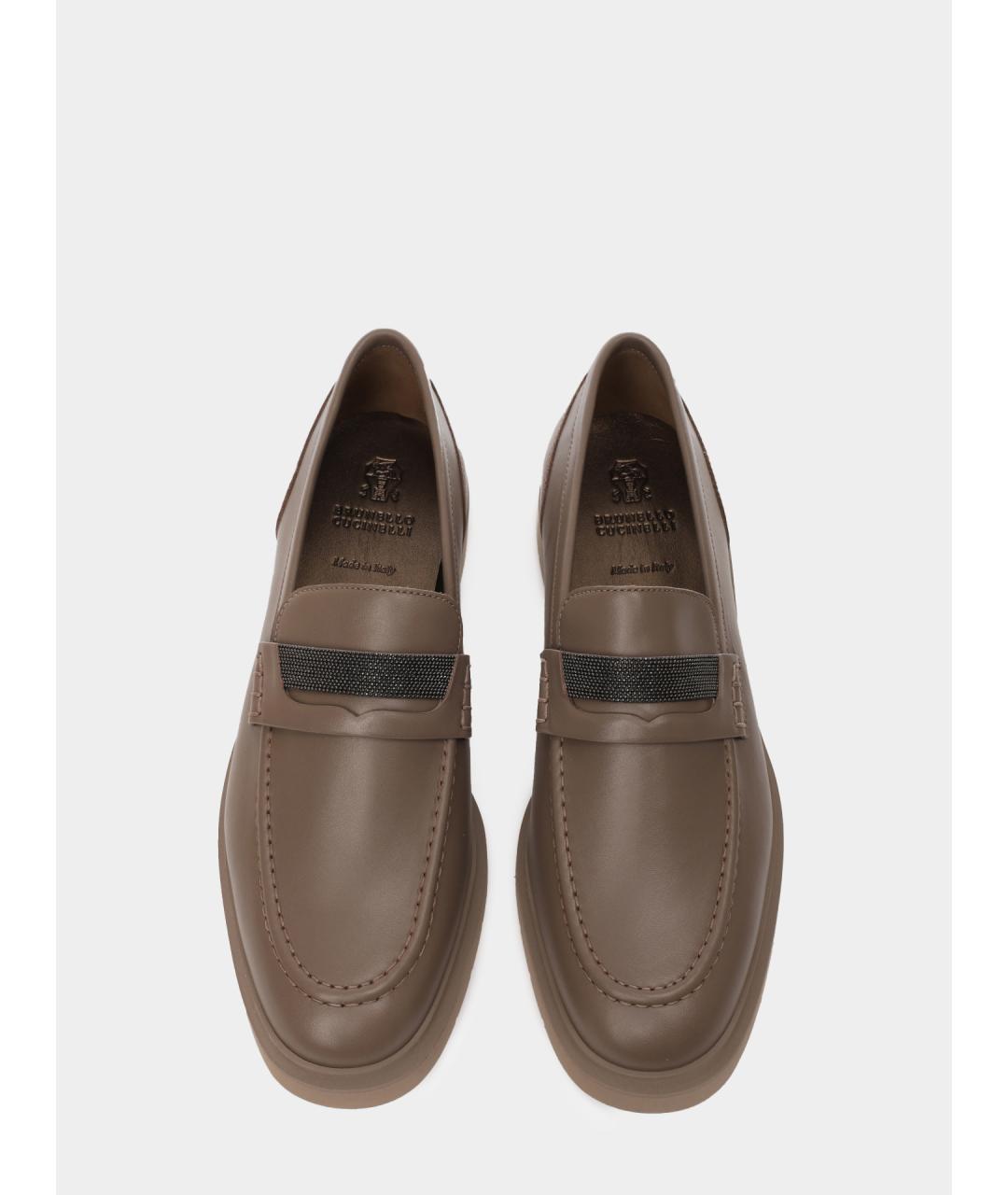 BRUNELLO CUCINELLI Кожаные лоферы, фото 3