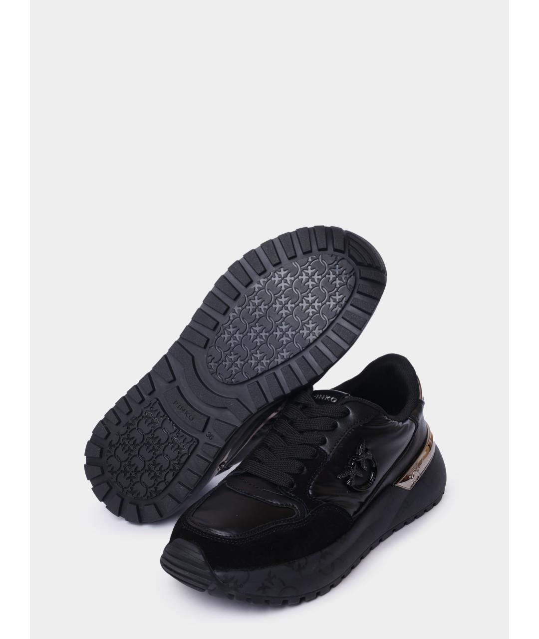PINKO Черные кроссовки, фото 4
