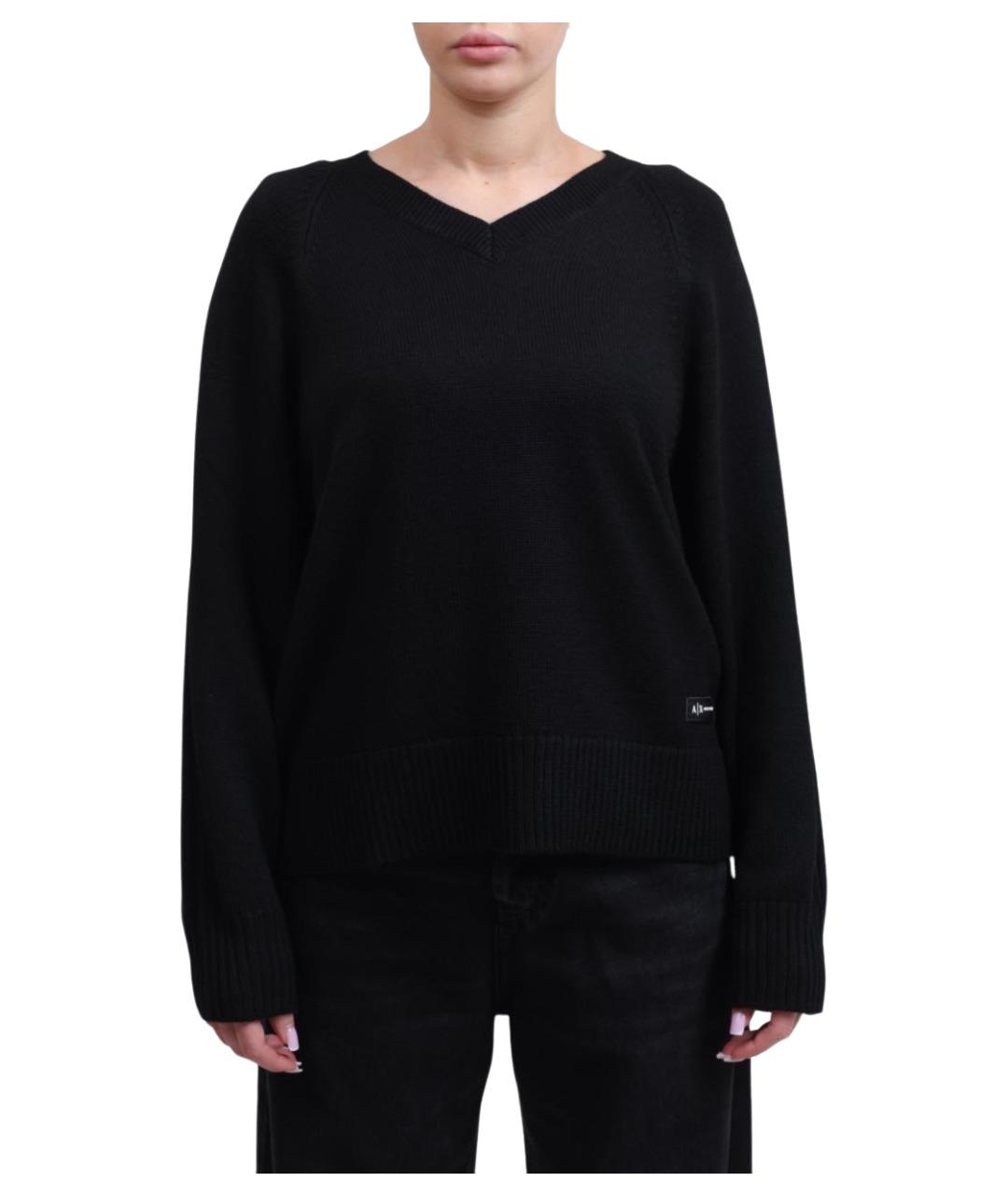 ARMANI EXCHANGE Черный джемпер / свитер, фото 1