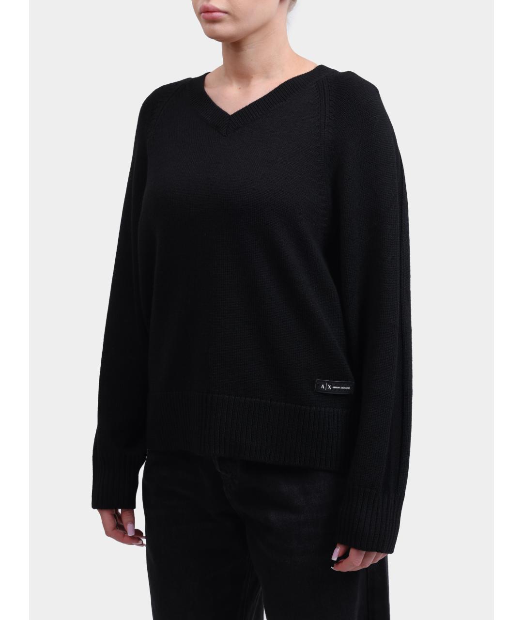 ARMANI EXCHANGE Черный джемпер / свитер, фото 3