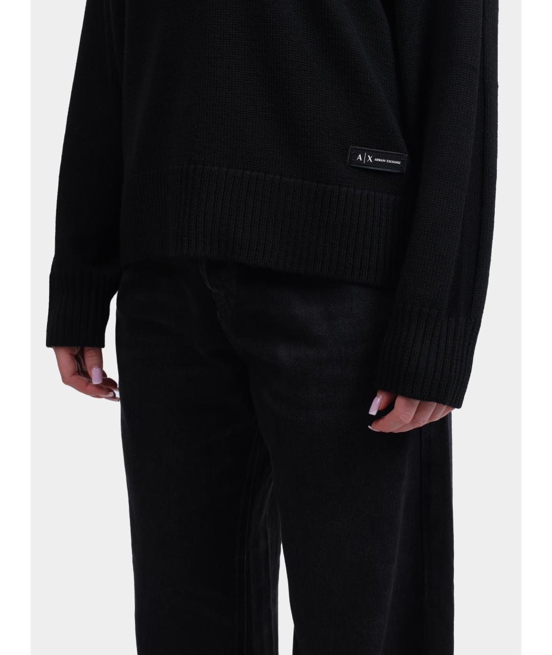 ARMANI EXCHANGE Черный джемпер / свитер, фото 4