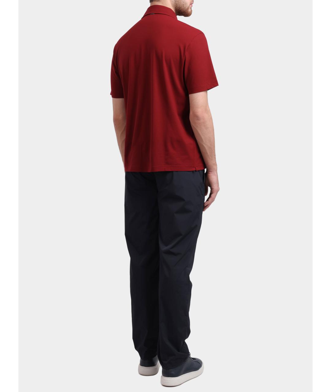 HERNO Хлопковое поло с коротким рукавом, фото 5