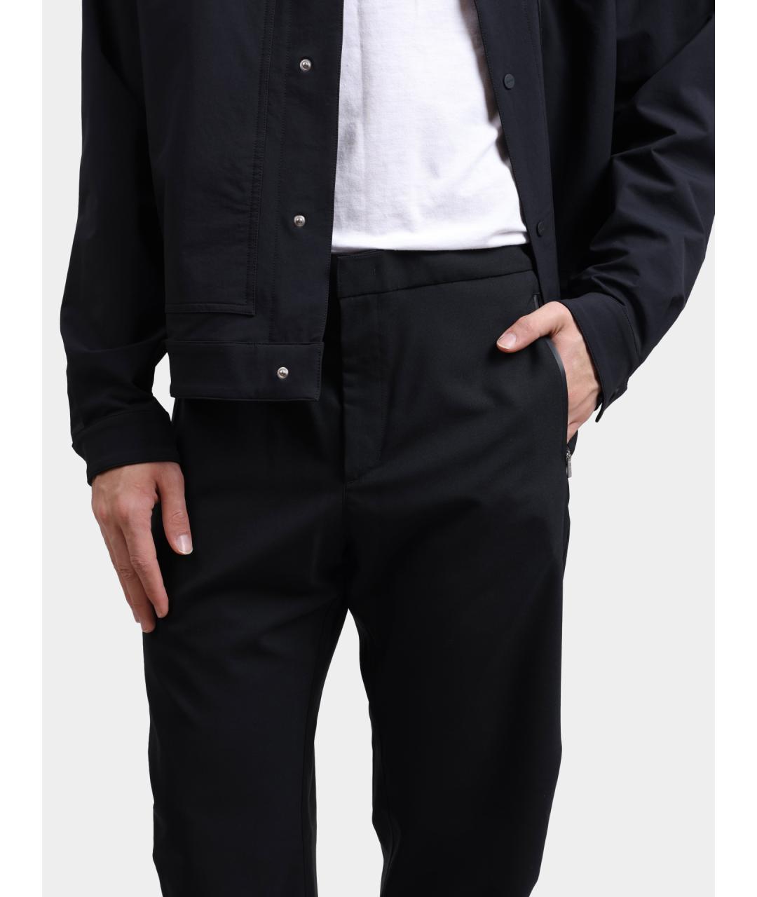 HERNO Черные повседневные брюки, фото 4