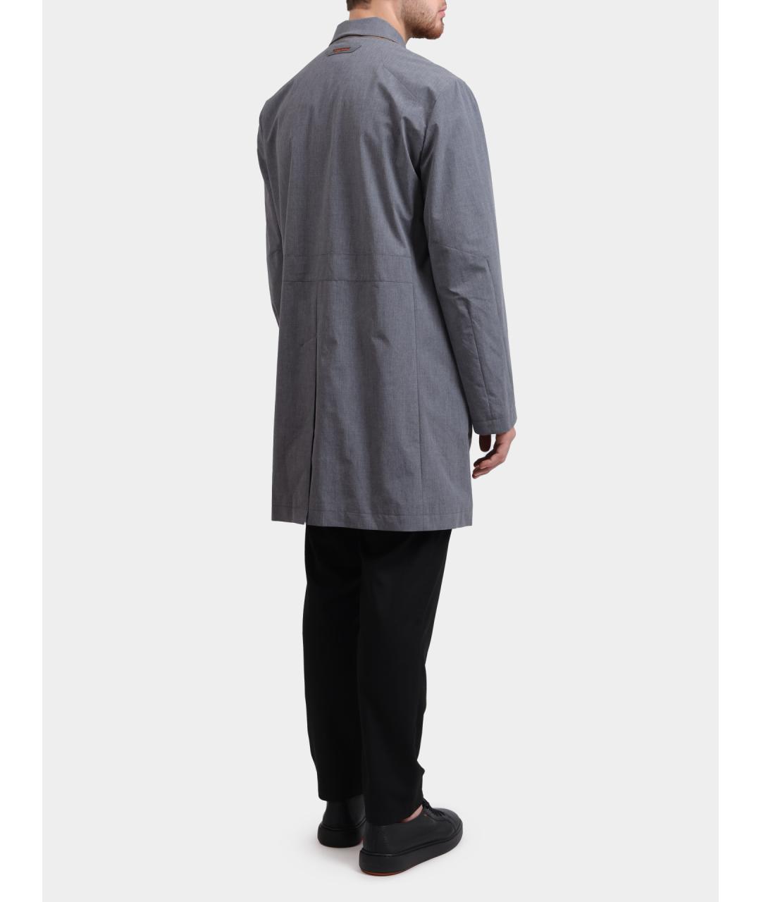 SEASE Серый тренч / плащ, фото 5