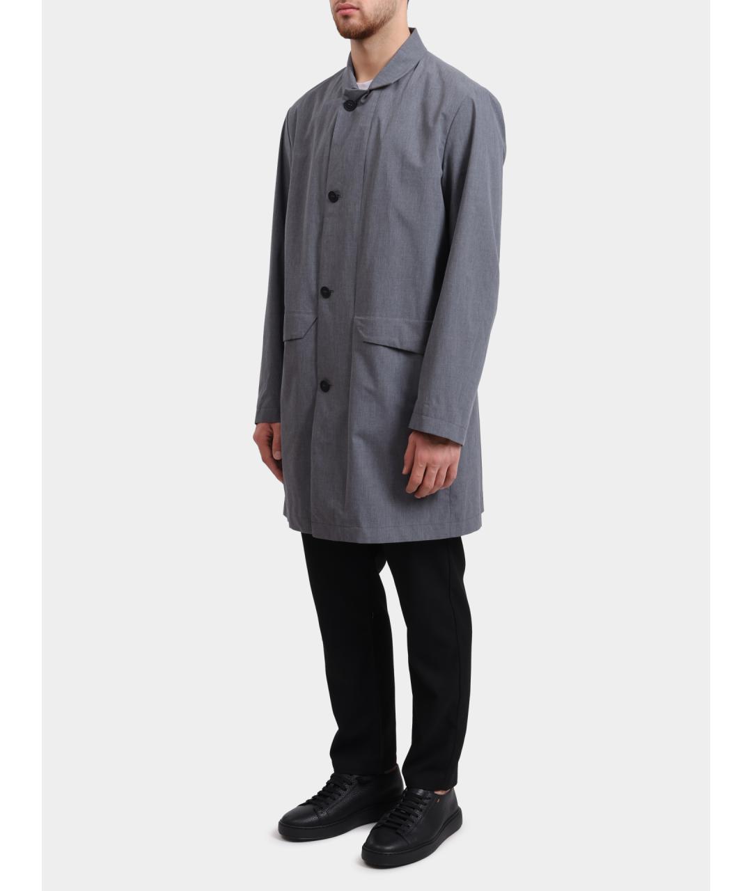 SEASE Серый тренч / плащ, фото 3