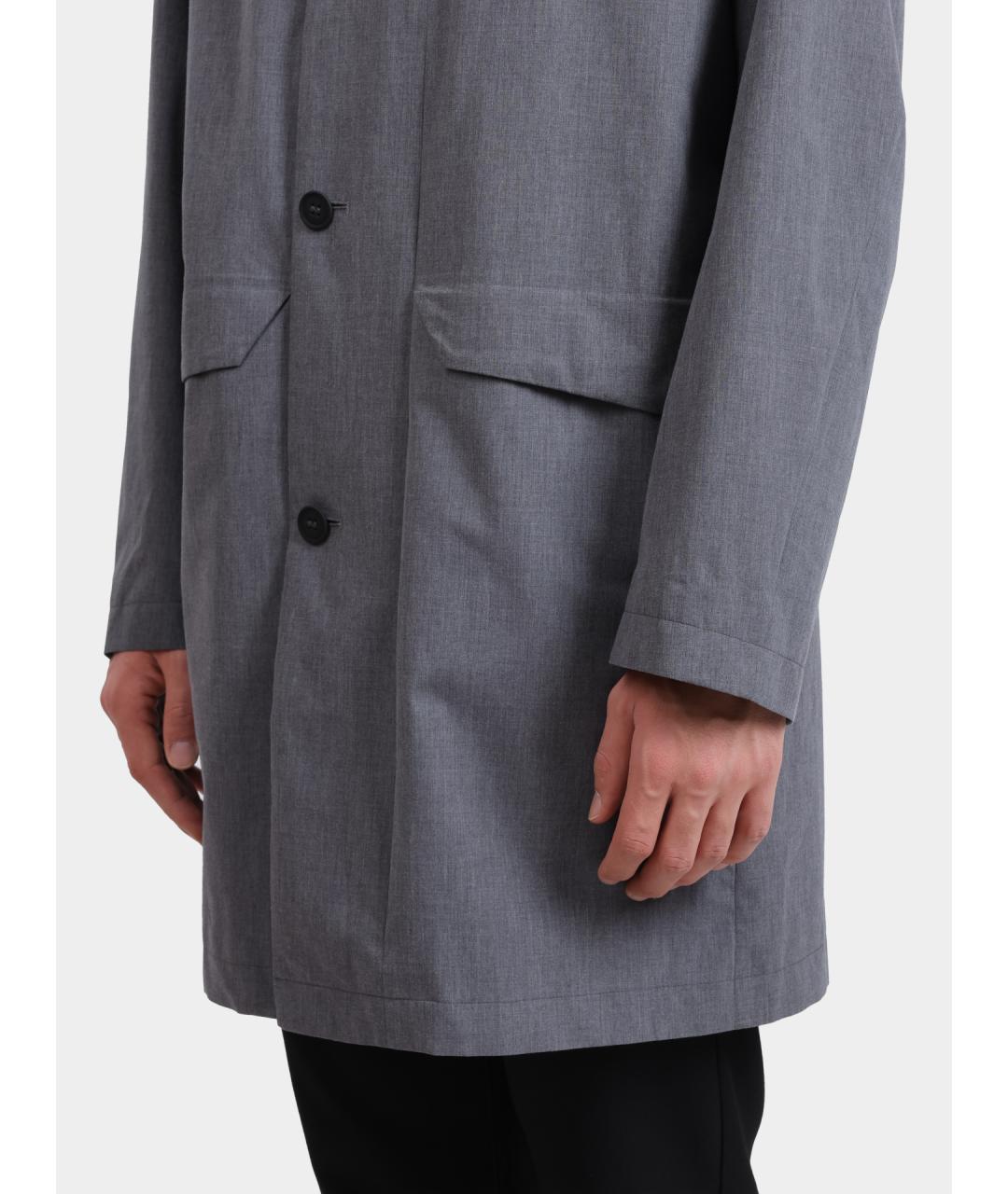 SEASE Серый тренч / плащ, фото 4