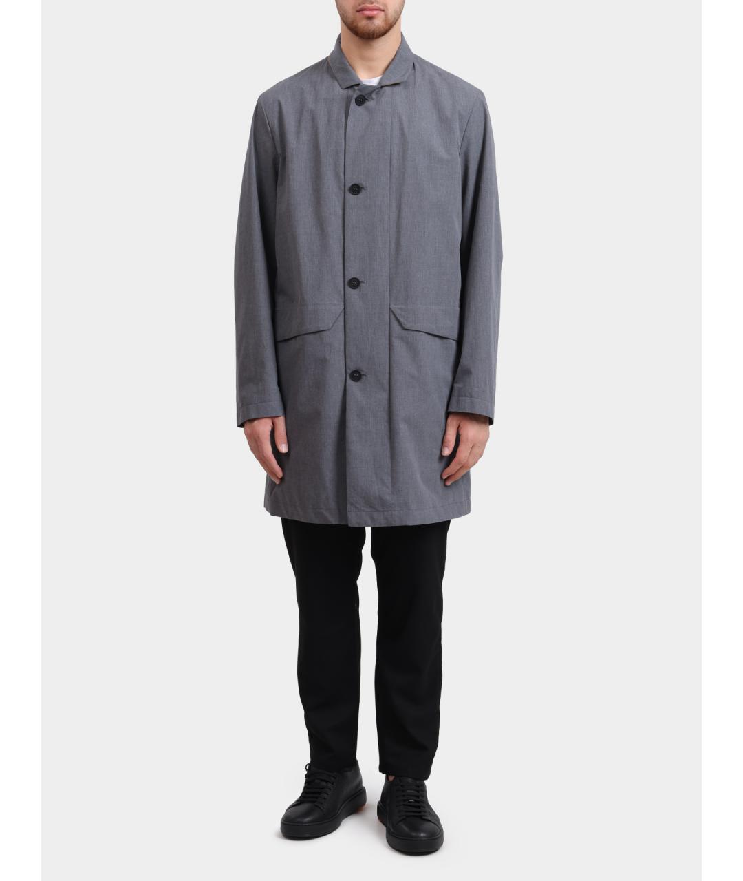 SEASE Серый тренч / плащ, фото 2