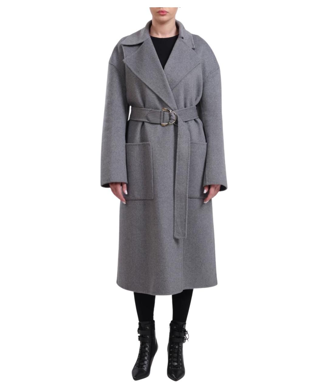 LIU JO Серое пальто, фото 1
