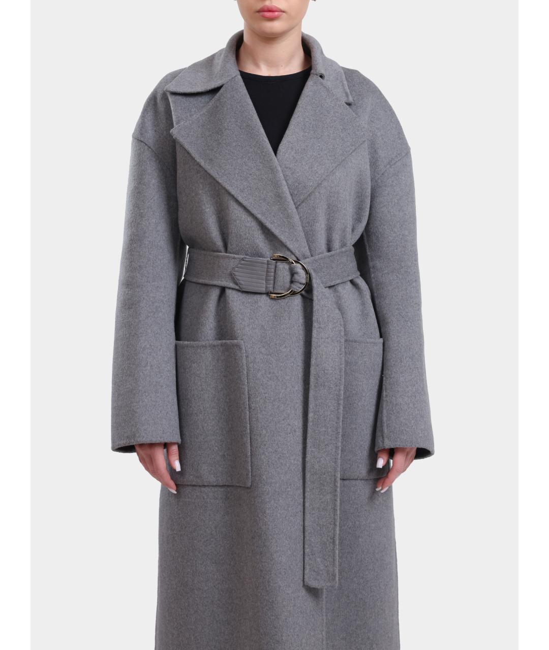 LIU JO Серое пальто, фото 2