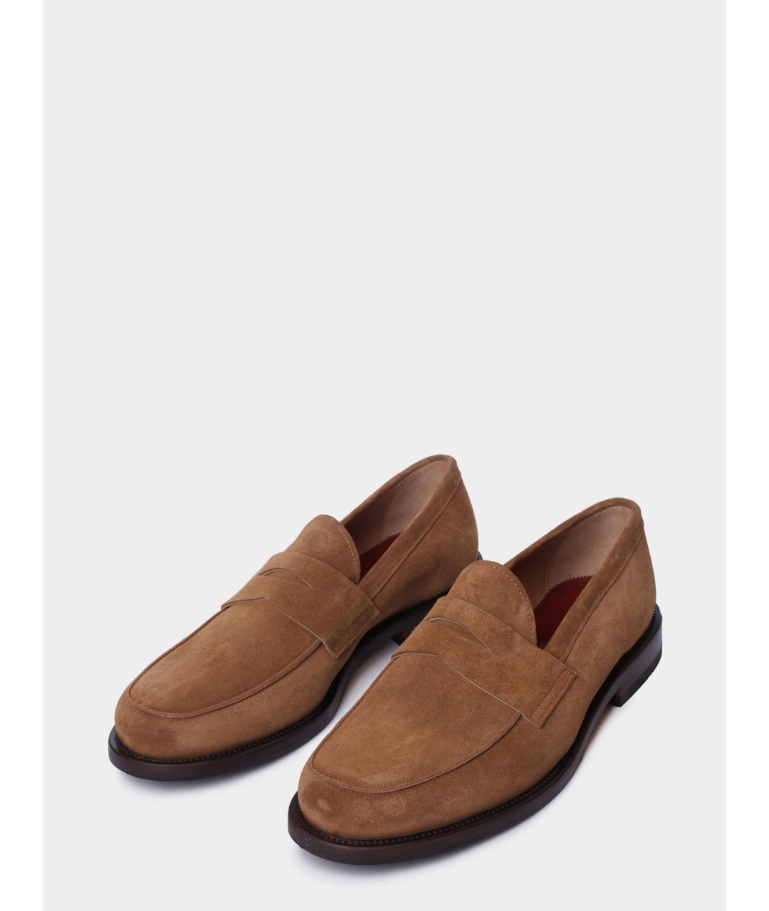PREMIATA Коричневые замшевые лоферы, фото 2