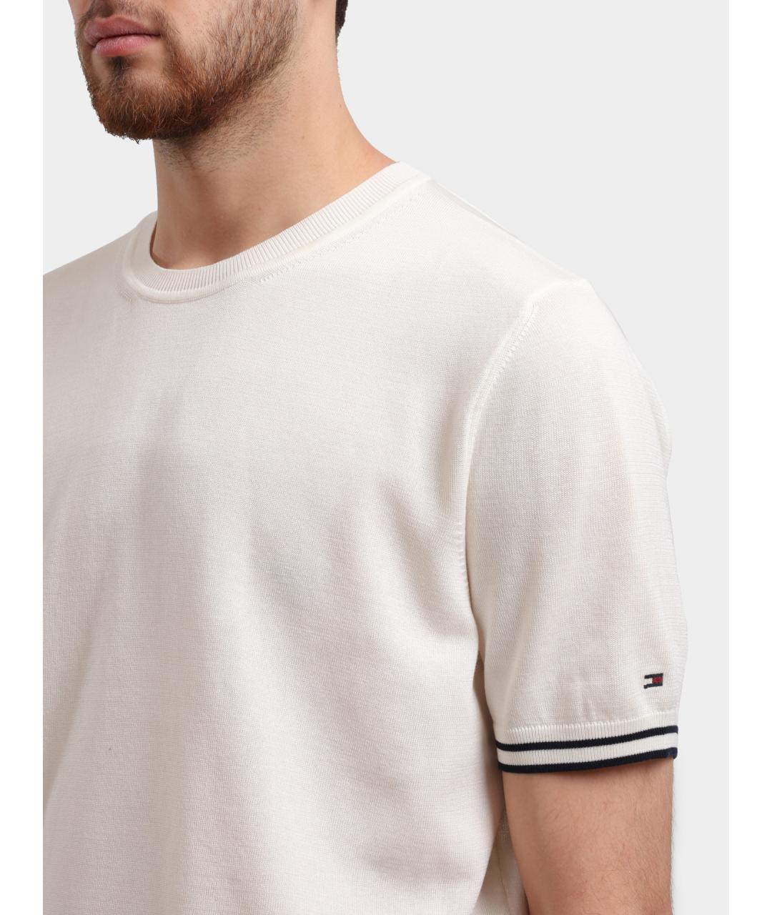 TOMMY HILFIGER Белая футболка, фото 4