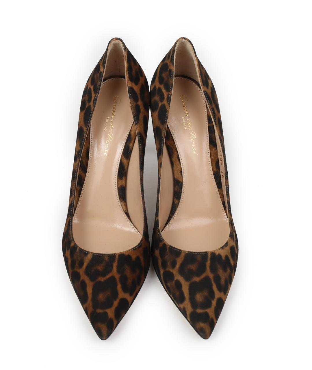 GIANVITO ROSSI Мульти замшевые туфли, фото 3