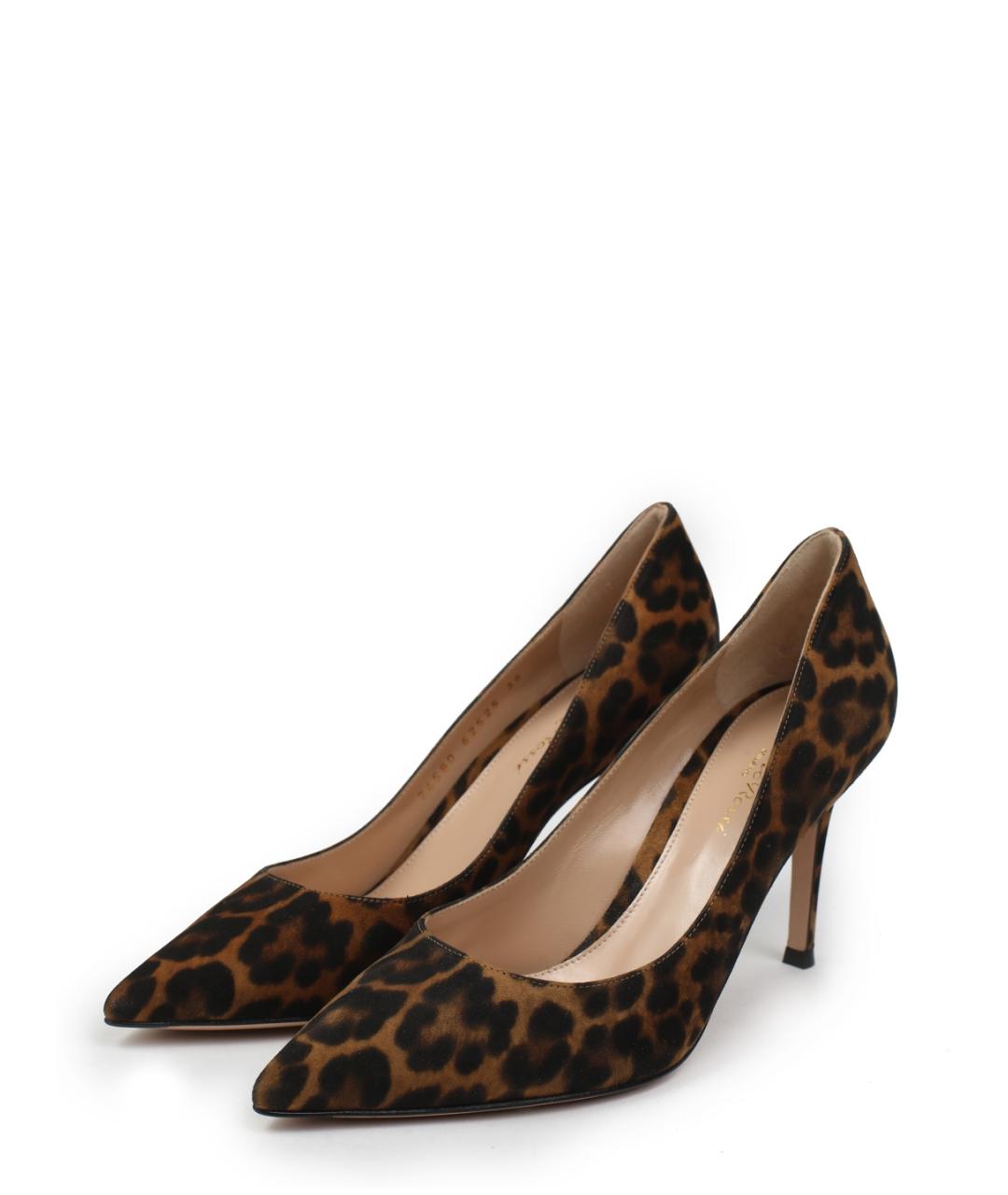 GIANVITO ROSSI Мульти замшевые туфли, фото 4